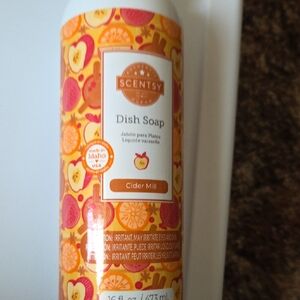 Scentsy Cider Mill Dish Soap - Yellow, Orange, Pink